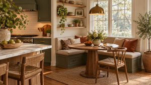 Elegant contemporary kitchen design with modern finishes