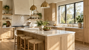 Beautiful modern kitchen for an organized and welcoming home
